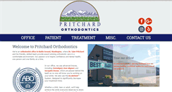 Desktop Screenshot of pritchardortho.com